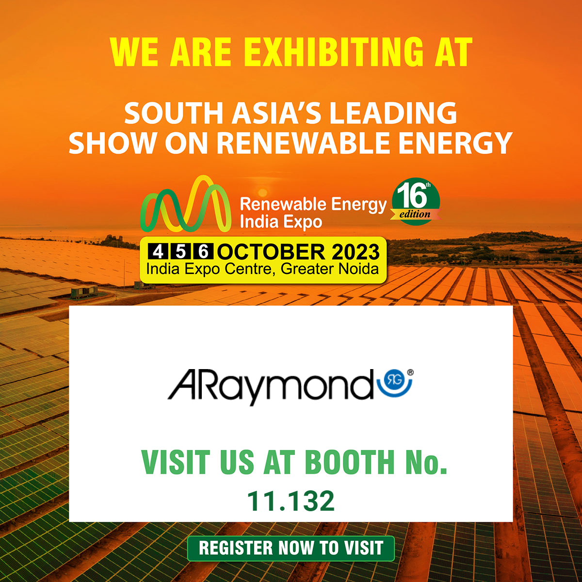 Renewable Energy India Expo banner